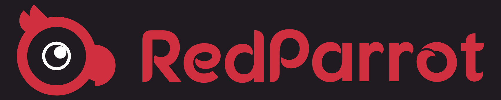 red p black background