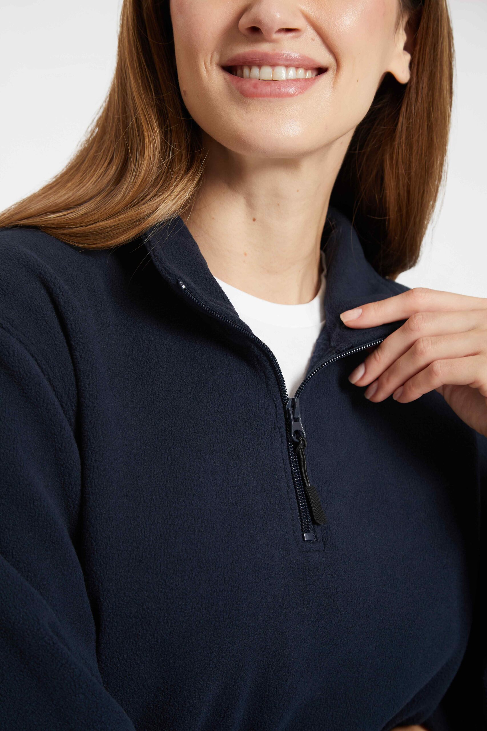 Lightweight Quarter Zip Microfleece Jacket